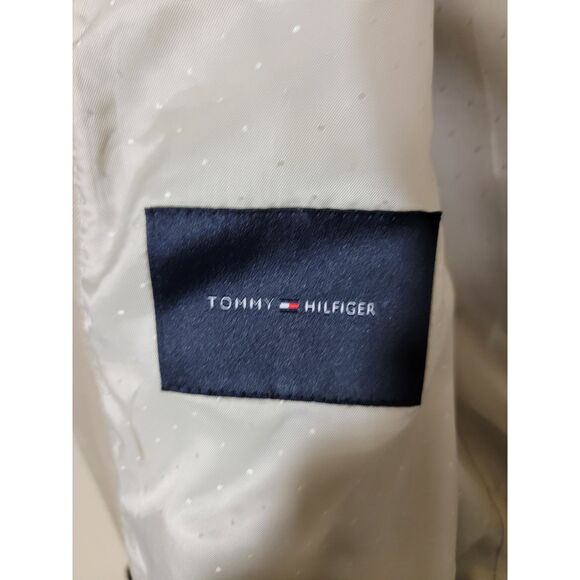 Tommy Hilfiger Linen Blend Beige Sport Coat Suit Jacket Blazer - 46L - Picture 3 of 9